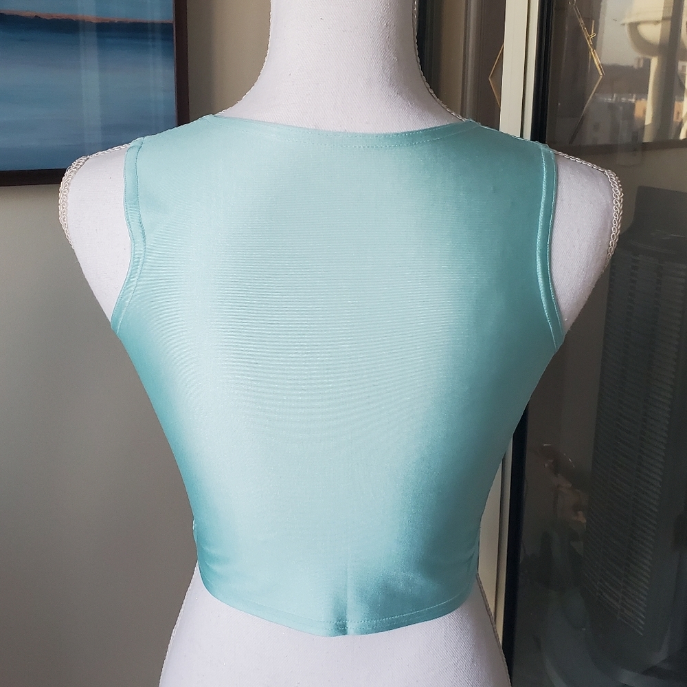 Pokemon Squirtle Cropped Top Blue, NWOT - Picture 4 of 4